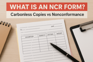 What Is An NCR Form? Carbonless Copies vs Nonconformance