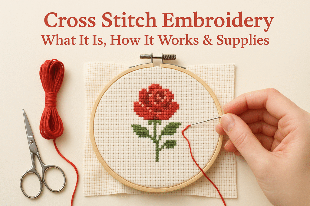 Cross Stitch Embroidery: What It Is, How It Works & Supplies