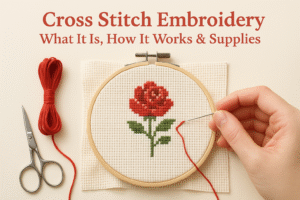 Cross Stitch Embroidery: What It Is, How It Works & Supplies