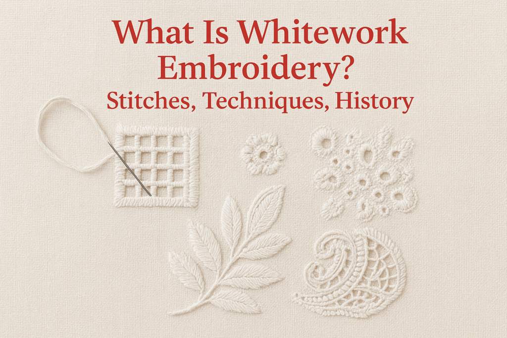 What Is Whitework Embroidery? Stitches, Techniques, History