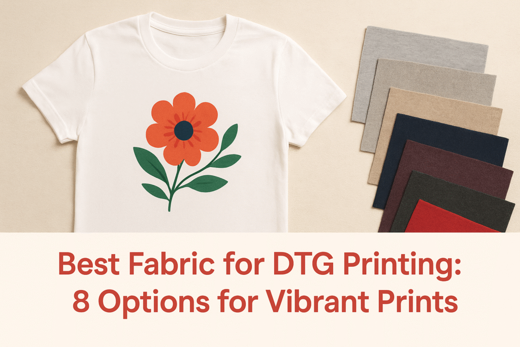 Best Fabric for DTG Printing: 8 Options for Vibrant Prints