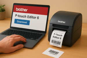 Brother Label Printer Software: Install P-touch Editor 6
