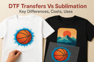DTF Transfers Vs Sublimation: Key Differences, Costs, Uses