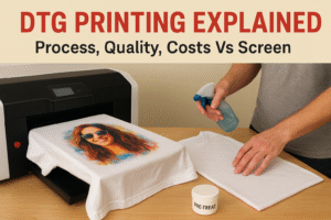 DTG Printing Explained: Process, Quality, Costs Vs Screen