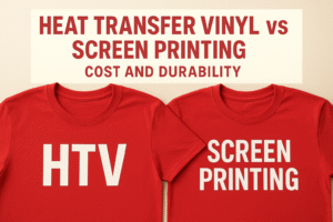 Heat Transfer Vinyl vs Screen Printing: Cost And Durability