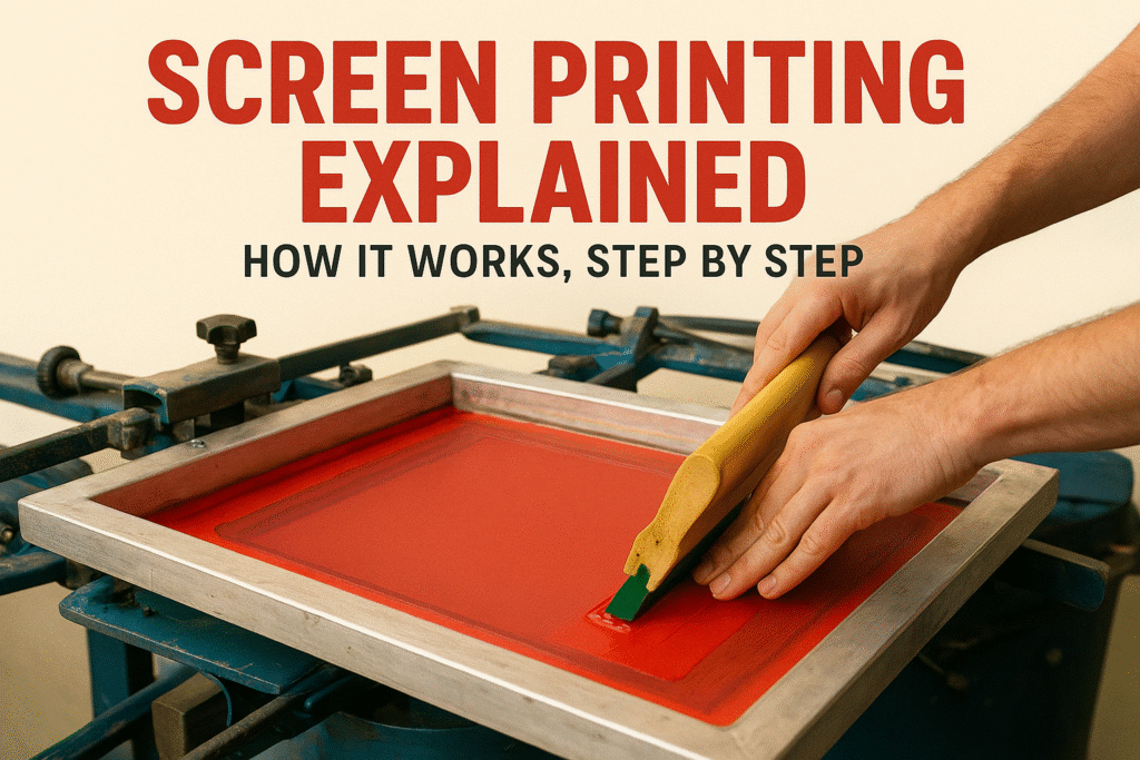 Screen Printing Explained: How It Works, Step By Step