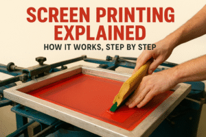 Screen Printing Explained: How It Works, Step By Step