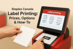 Staples Canada Label Printing: Prices, Options & How-To