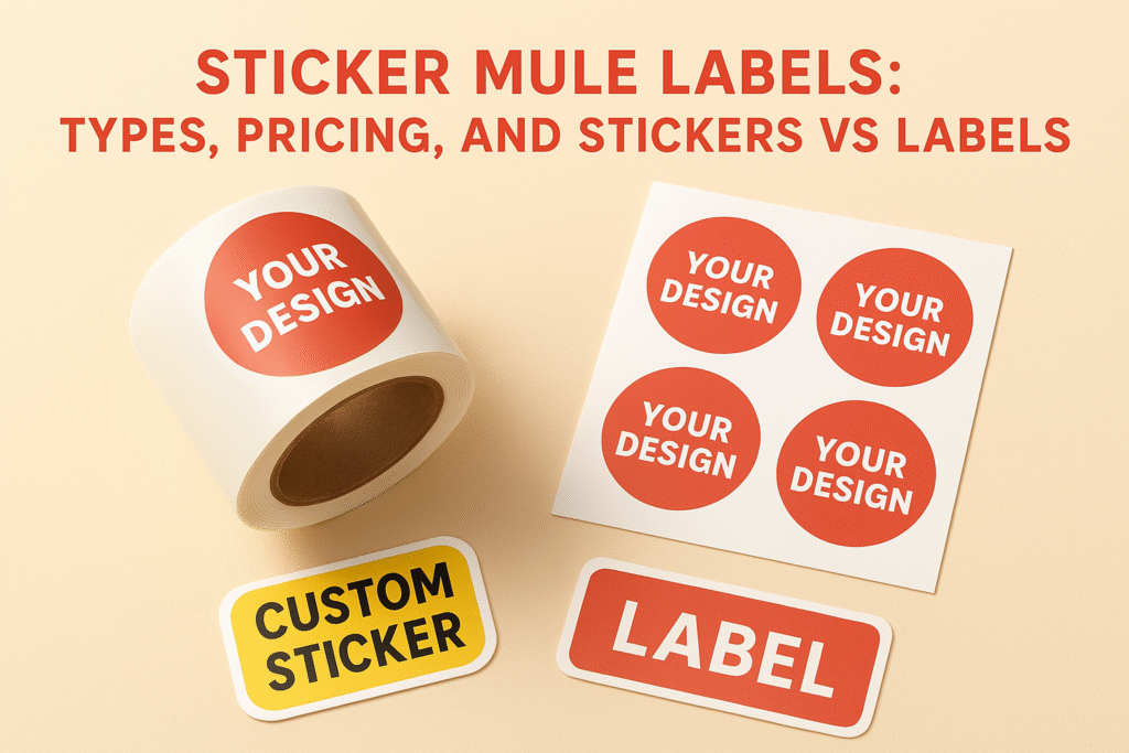 Sticker Mule Labels: Types, Pricing, And Stickers Vs Labels