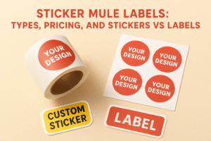 Sticker Mule Labels: Types, Pricing, And Stickers Vs Labels