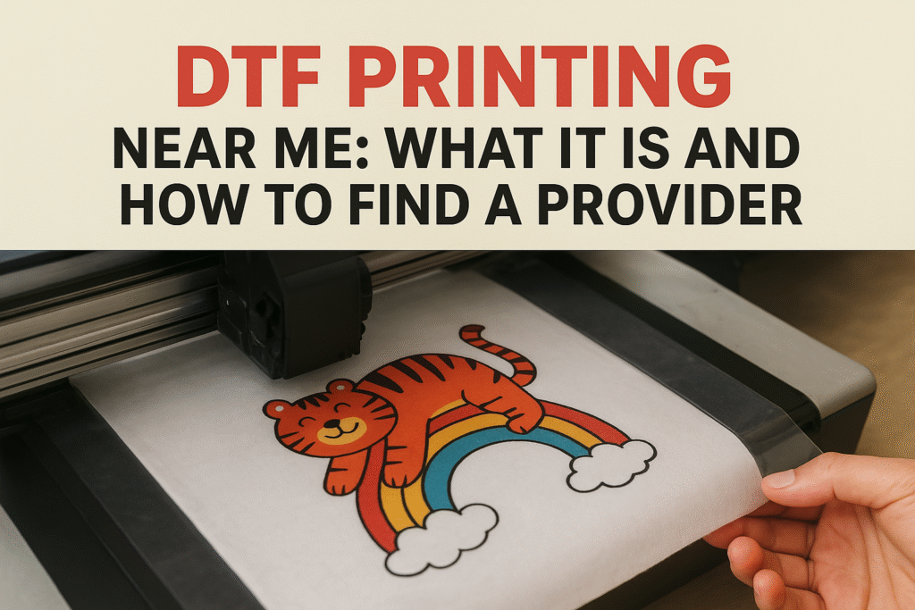 DTF Printing Near Me: What It Is And How To Find A Provider