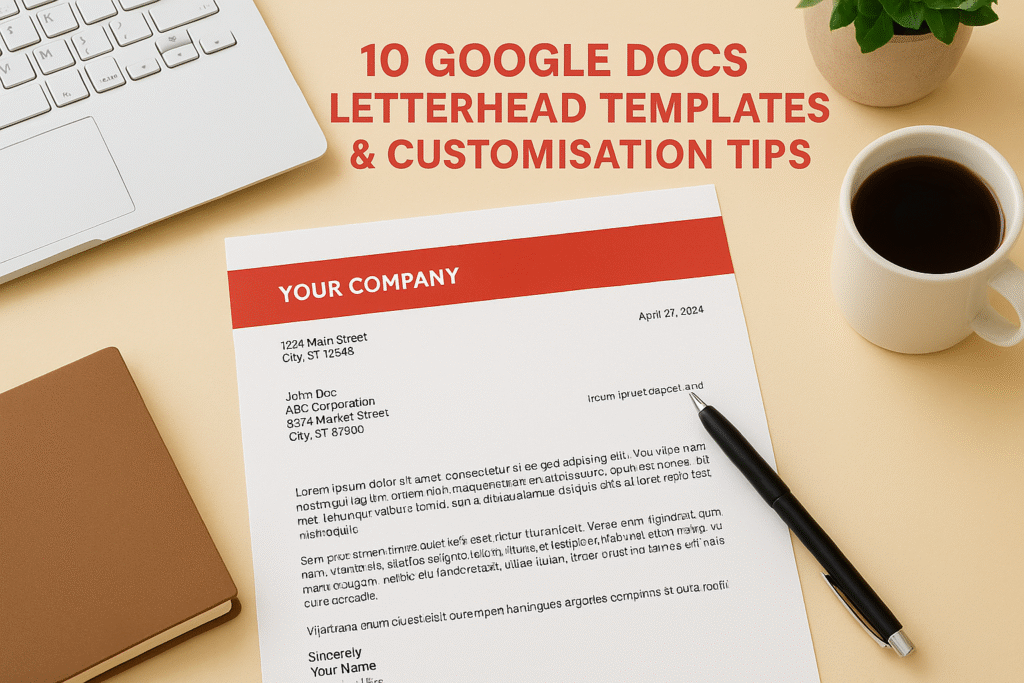 10 Google Docs Letterhead Templates & Customisation Tips