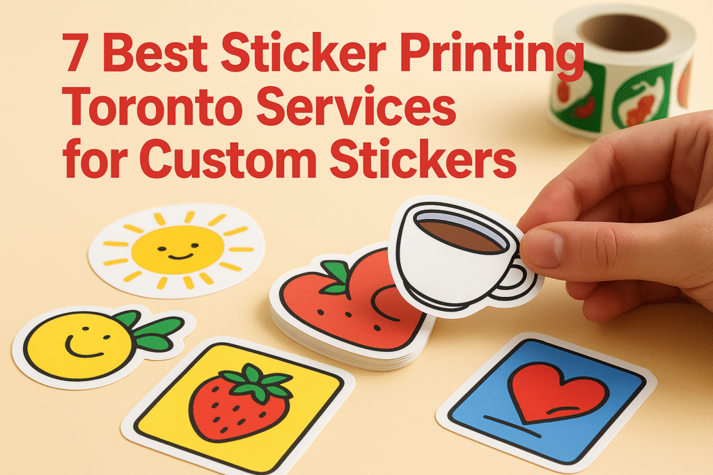 7 Best Sticker Printing Toronto Services for Custom Stickers