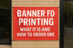 Banner for Printing: What It Is and How to Order One
