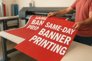 Same-Day Banner Printing: What It Is and How to Get It Fast