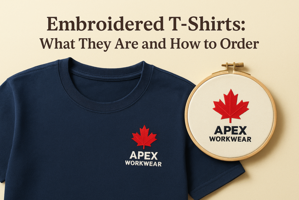 Embroidered T-Shirts: What They Are and How to Order