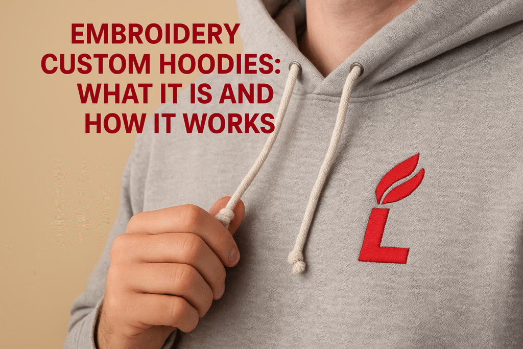 Embroidery Custom Hoodies: What It Is and How It Works