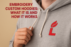 Embroidery Custom Hoodies: What It Is and How It Works