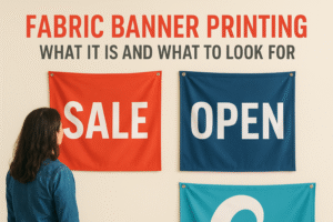 Fabric Banner Printing: What It Is and What to Look For