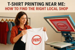 T-Shirt Printing Near Me: How to Find the Right Local Shop