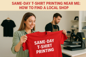 Same-Day T-Shirt Printing Near Me: How to Find a Local Shop