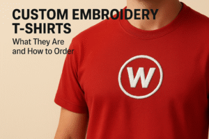 Custom Embroidery T-Shirts: What They Are and How to Order