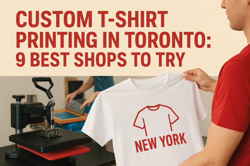 Custom T-Shirt Printing in Toronto: 9 Best Shops to Try