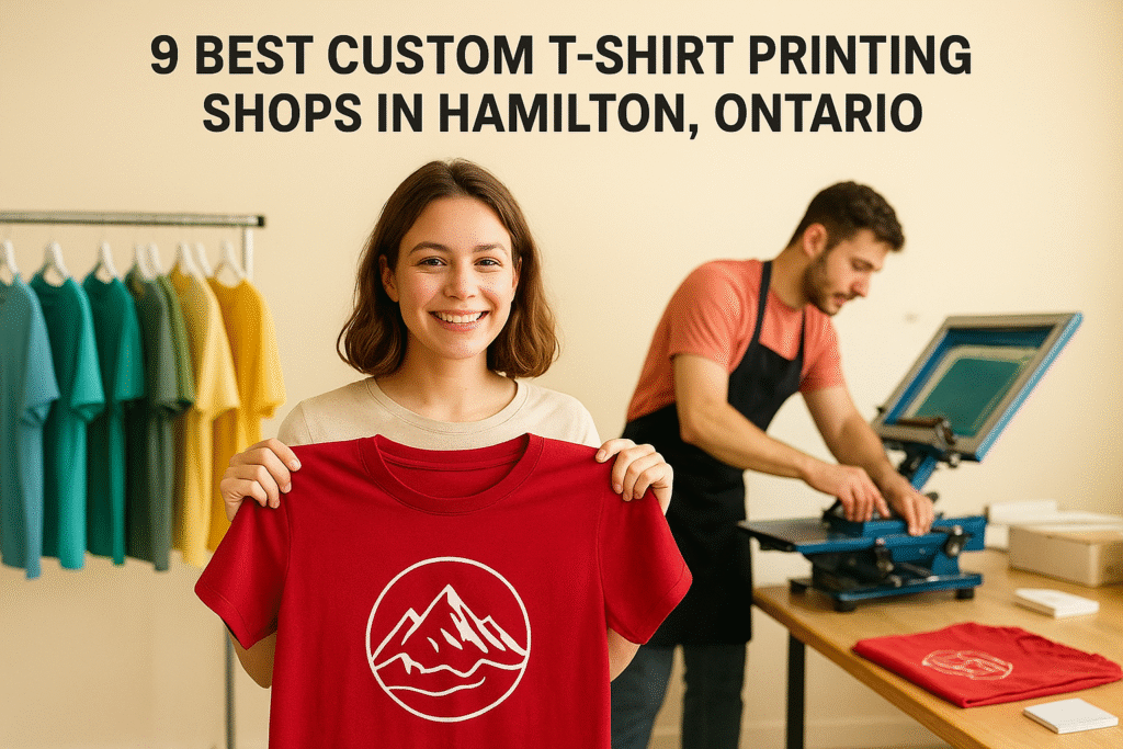 9 Best Custom T-Shirt Printing Shops in Hamilton, Ontario