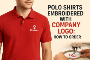 Polo Shirts Embroidered with Company Logo: How to Order