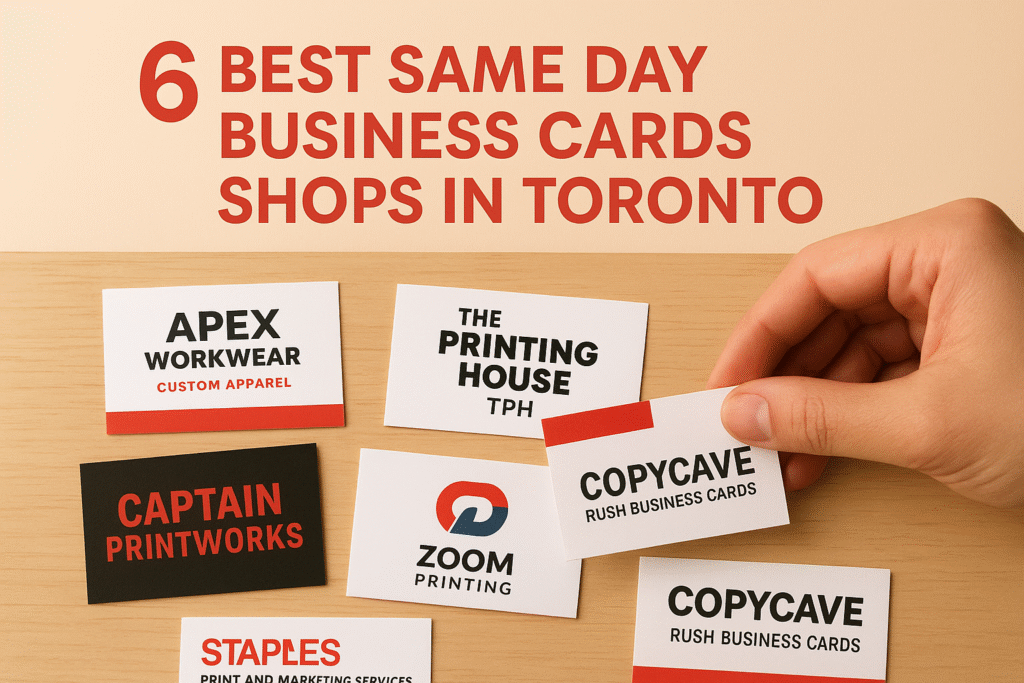 6 Best Same Day Business Cards Shops in Toronto