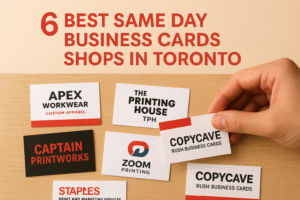 6 Best Same Day Business Cards Shops in Toronto
