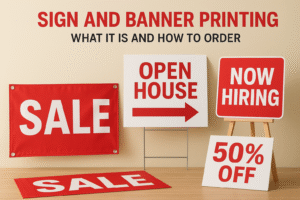 Sign and Banner Printing: What It Is and How to Order