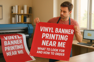 Vinyl Banner Printing near Me: What to Look for and How to Order